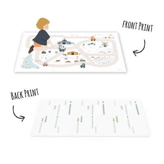 Slika Podloga za igru 2 u 1 Eevaa, Farm Play&Go