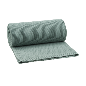 Slika Fresk pletena dekica - zelena 80 x 100 cm