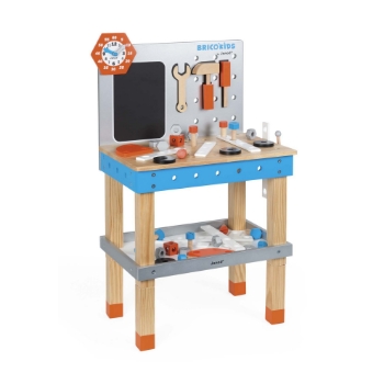 Slika Dječji drveni stol s alatima
