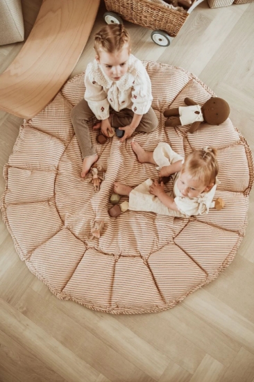 Slika Podloga za igranje  3u1, Bloom Stripes Brown - Play&Go