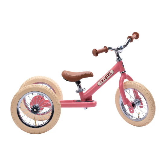 Slika Trybike Steel 2u1 bicikl za djecu - Rozi Vintage 