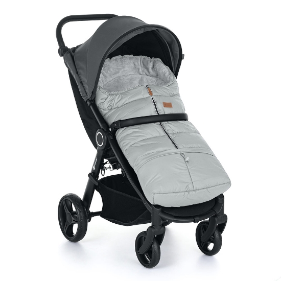 Slika PETITE&amp;MARS Footmuff Jibot 3 u 1 zimska vreća za kolica, Quiet Grey