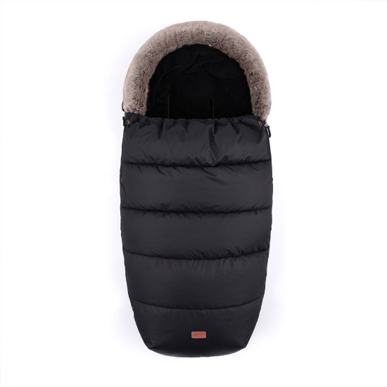 Slika PETITE&MARS Footmuff Comfy 4 in 1 zimska vreća za kolica,  Forever Black