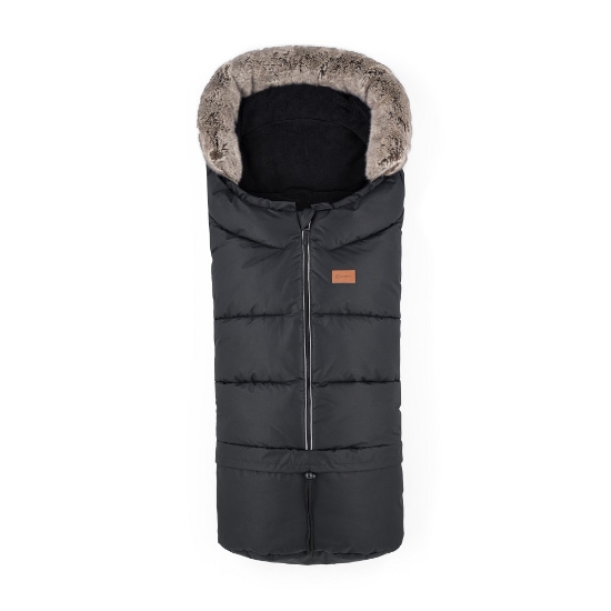 Slika PETITE&amp;MARS Footmuff Arctic 4 u 1 zimska vreća za kolica, Forever Black