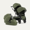 Slika NUVO Twin dječja kolica 2u1 Gun Metal, Ivy B REDSBABY 