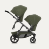 Slika NUVO Twin dječja kolica 2u1 Gun Metal, Ivy B REDSBABY 