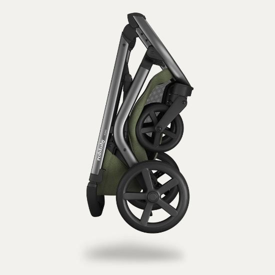 Slika NUVO Twin dječja kolica 2u1 Gun Metal, Ivy B REDSBABY 