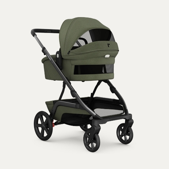 Slika NUVO Twin dječja kolica 2u1 Gun Metal, Ivy B REDSBABY 