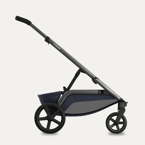Slika NUVO Twin dječja kolica 2u1 Gun Metal, Plava Slate B REDSBABY