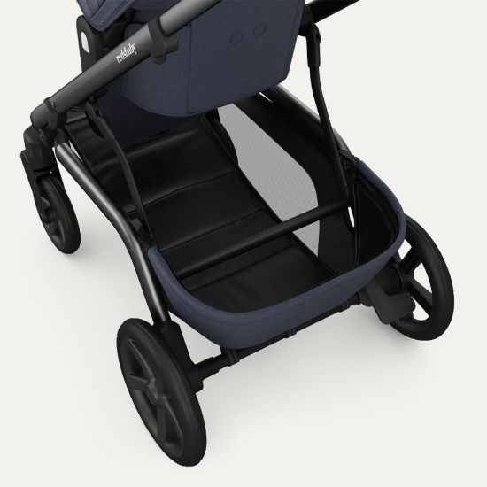 Slika NUVO Twin dječja kolica 2u1 Gun Metal, Plava Slate B REDSBABY