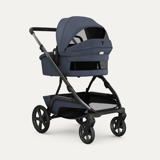 Slika NUVO Twin dječja kolica 2u1 Gun Metal, Plava Slate B REDSBABY