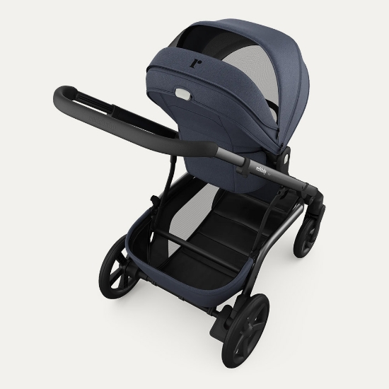 Slika NUVO Twin dječja kolica 2u1 Gun Metal, Plava Slate B REDSBABY