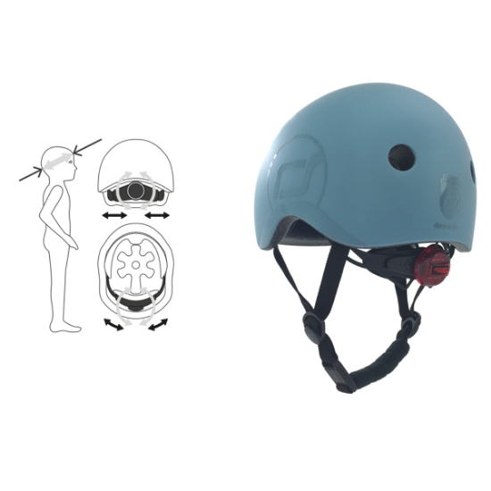 Slika Scoot & Ride dječja kaciga XXS-S, Ash