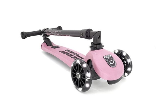 Slika Romobil Highwaykick 3 LED - Rose - Scoot&Ride