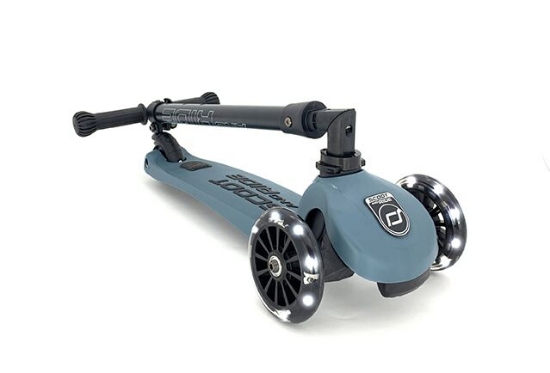 Slika Scoot & Ride Highwaykick 3 LED romobil, Steel  