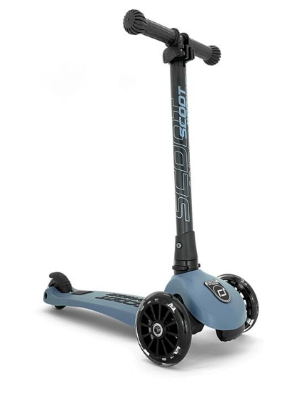 Slika Scoot & Ride Highwaykick 3 LED romobil, Steel  