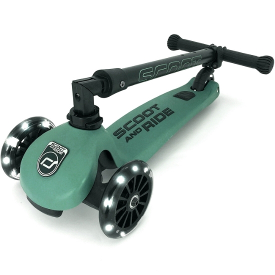 Slika Scoot & Ride Highwaykick 3 LED romobil, Forest