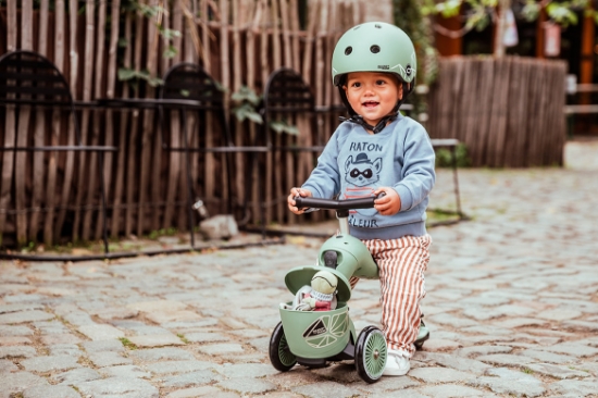 Slika Scoot & Ride Highwaykick 1 Lifestyle dječja guralica i romobil, Green lines 