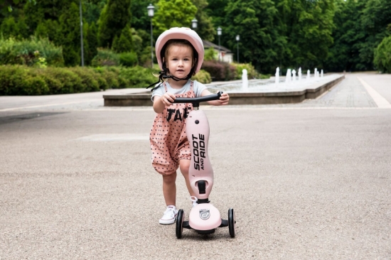 Slika Scoot & Ride Highwaykick 1 dječja guralica i romobil, Rose 
