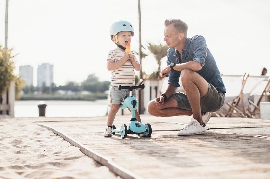 Slika Scoot & Ride Highwaykick 1 dječja guralica i romobil, Blueberry  
