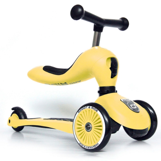 Slika Scoot & Ride Highwaykick 1 dječja guralica i romobil, Lemon  