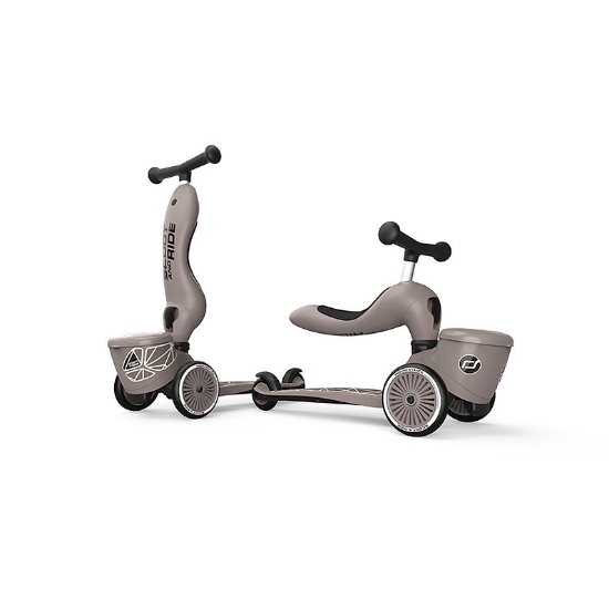 Slika Scoot & Ride Highwaykick 1 Lifestyle dječja guralica i romobil, Brown lines  