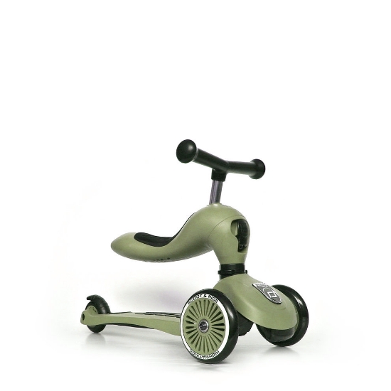 Slika Scoot & Ride Highwaykick 1 dječja guralica i romobil, Olive  