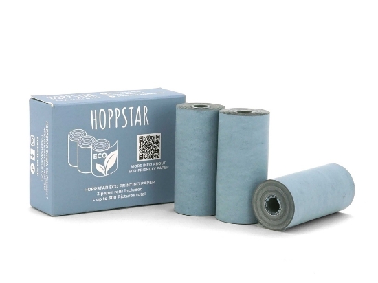 Slika 3 role ECO papira za ispis Light Blue - Hoppstar