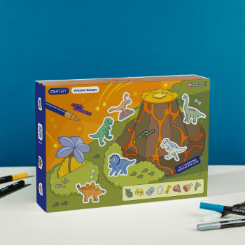 Slika Dinosaur drvena igračka Escape from the Volcano - Crateit