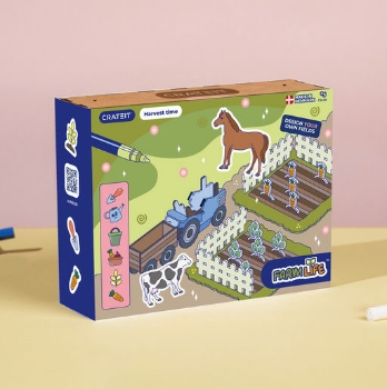 Slika Farmhouse drvena igračka The fields are harvested - Crateit