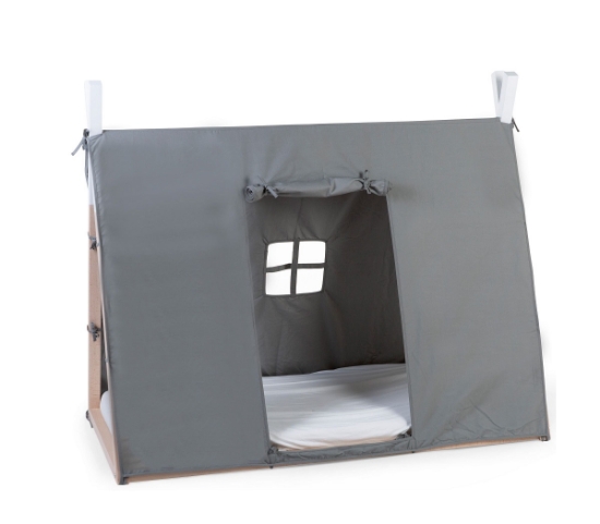 Slika Presvlaka za Tipi krevet 140 x 70 cm, siva Childhome 