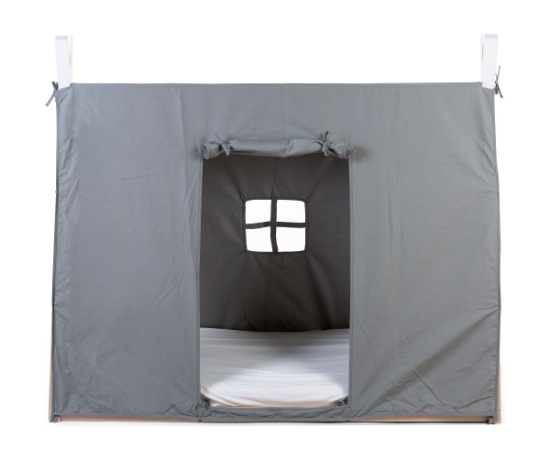 Slika Presvlaka za Tipi krevet 140 x 70 cm, siva Childhome 