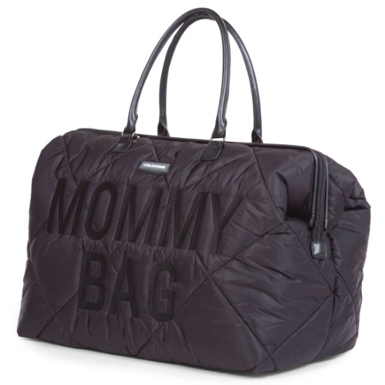 Slika Torba Mommy Bag Puffered Black - Childhome