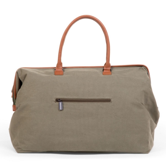 Slika Torba Mommy Bag Canvas - Khaki - Childhome