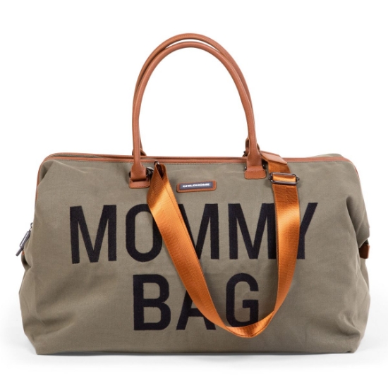 Slika Torba Mommy Bag Canvas - Khaki - Childhome