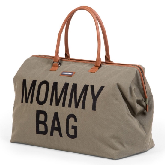 Slika Torba Mommy Bag Canvas - Khaki - Childhome