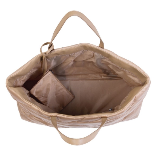 Slika Torba Family Bag Nursery Bag Puffered Beige - Childhome