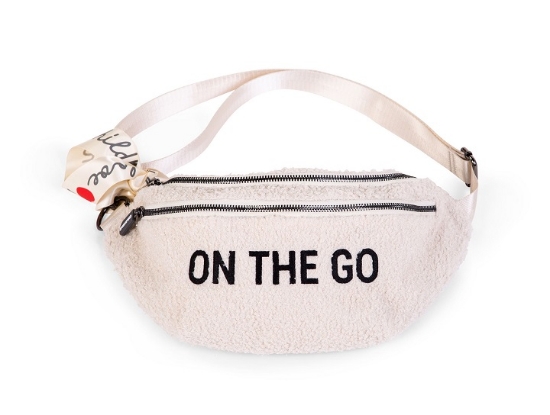 Slika Banana Bag On the Go Teddy White - Childhome