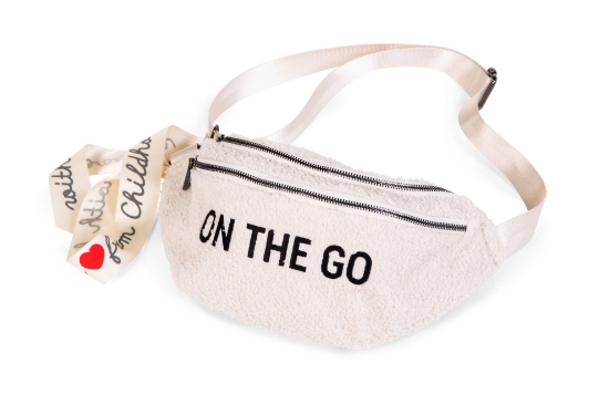 Slika Banana Bag On the Go Teddy White - Childhome