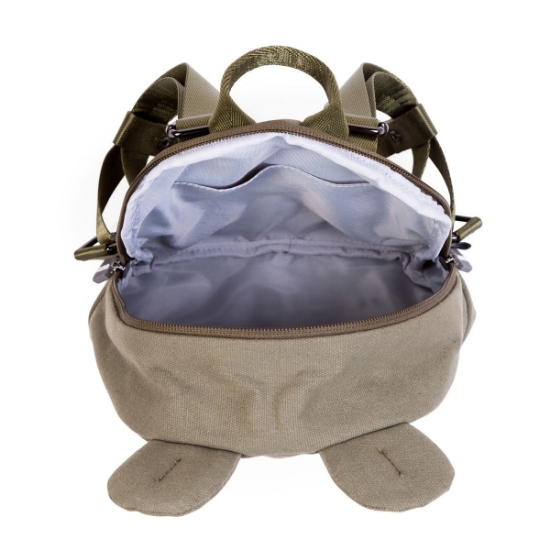 Slika dječji ruksak 'MY FIRST BAG' Canvas Khaki - Childhome