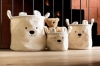 Slika Kutija za igračke Teddy Off White 25x20x20 cm - Childhome