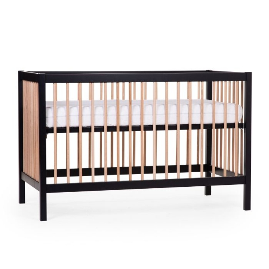 Slika Dječji krevet Cot 97 120x60 Black Natural - Childhome