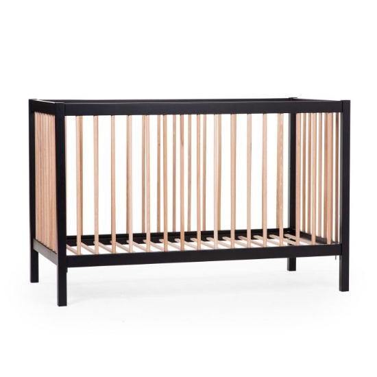 Slika Dječji krevet Cot 97 120x60 Black Natural - Childhome