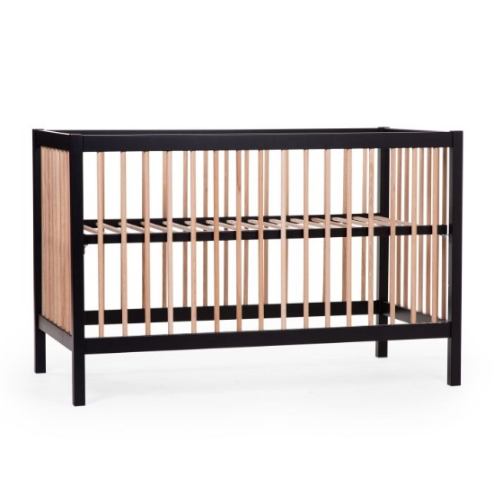 Slika Dječji krevet Cot 97 120x60 Black Natural - Childhome