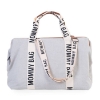 Slika Torba Mommy Bag Signature Canvas Off White - Childhome