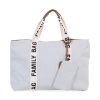 Slika Torba Family Bag Signature Canvas Off White - Childhome