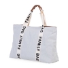 Slika Torba Family Bag Signature Canvas Off White - Childhome