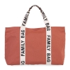 Slika Torba Family Bag Signature Canvas Terracotta - Childhome