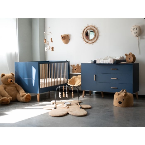 Slika Childhome dječji krevetić 70 x 140 cm, Bold Blue  