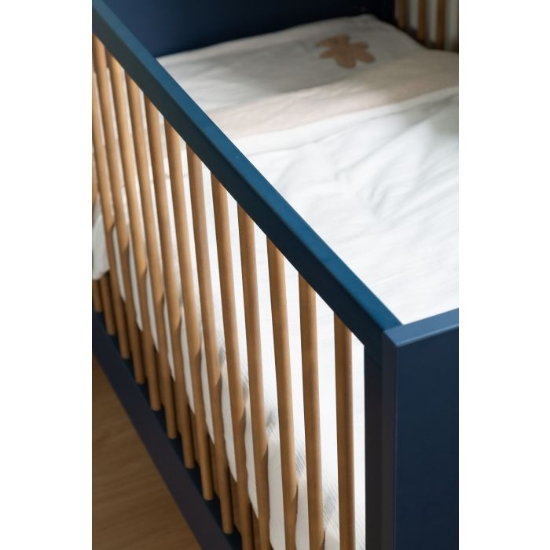 Slika Childhome dječji krevetić 70 x 140 cm, Bold Blue  